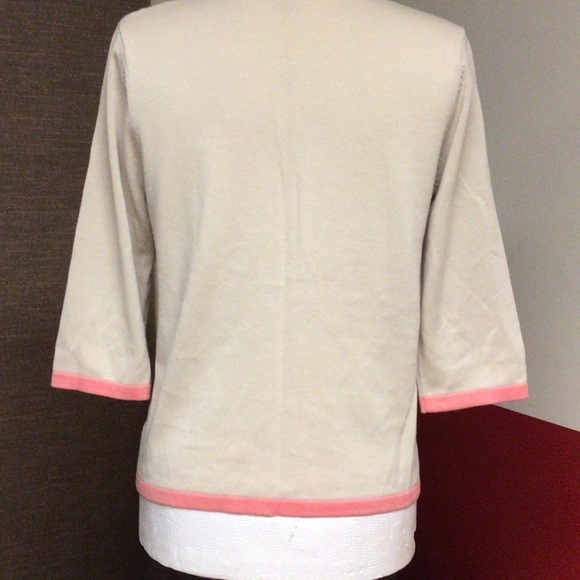 Christopher & Banks 3/4 sleeve button-up sweater - Picture 5 of 9